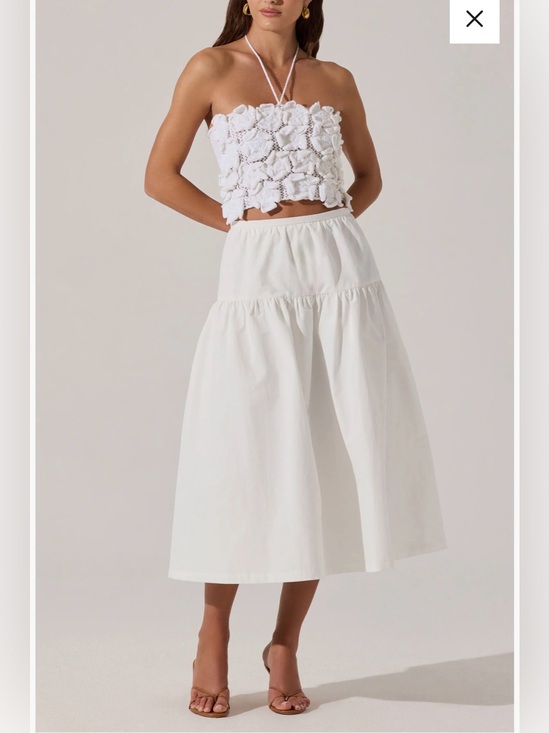 Astr Dresses & Skirts - ASTR the Label Drop Waist Cotton Blend Skirt